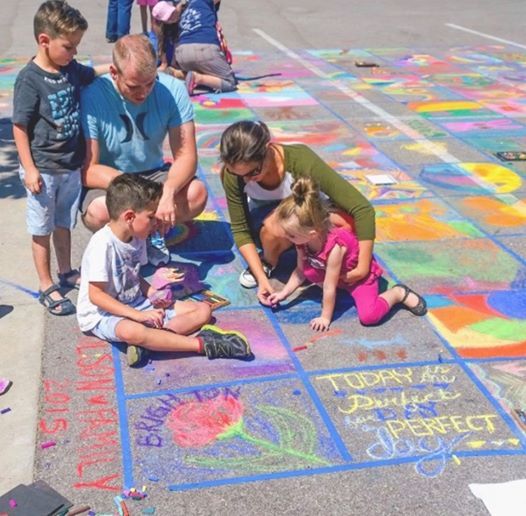 Round Rock Chalk Walk Arts Festival, Dell Diamond, Round Rock, October