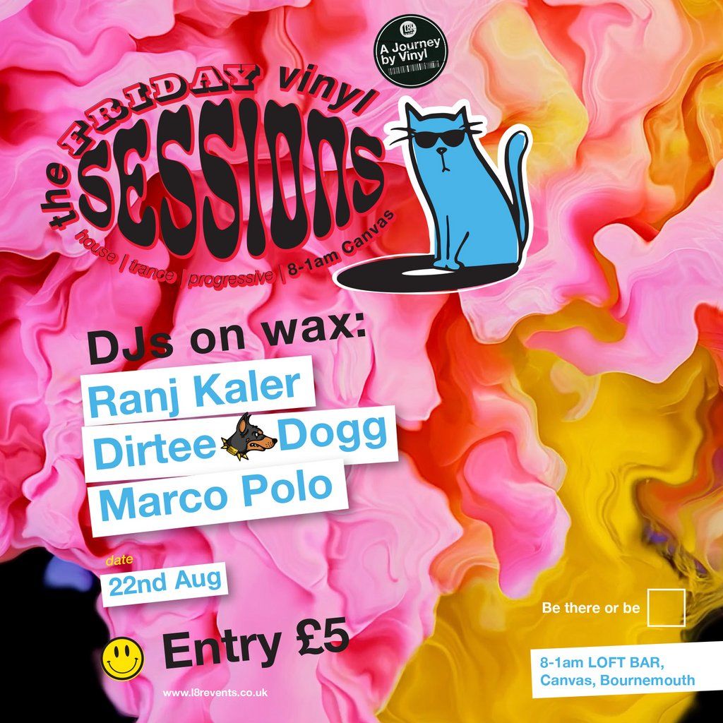 L8R presents: The FRIDAY VINYL SESSIONS, 22 August | Event in Bournemouth | AllEvents