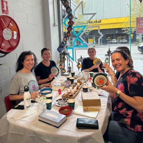 Paint and Sip Classes Wollongong (Port Kembla): Ceramic Plates & Bowls, 8 November | Event in Berkeley
