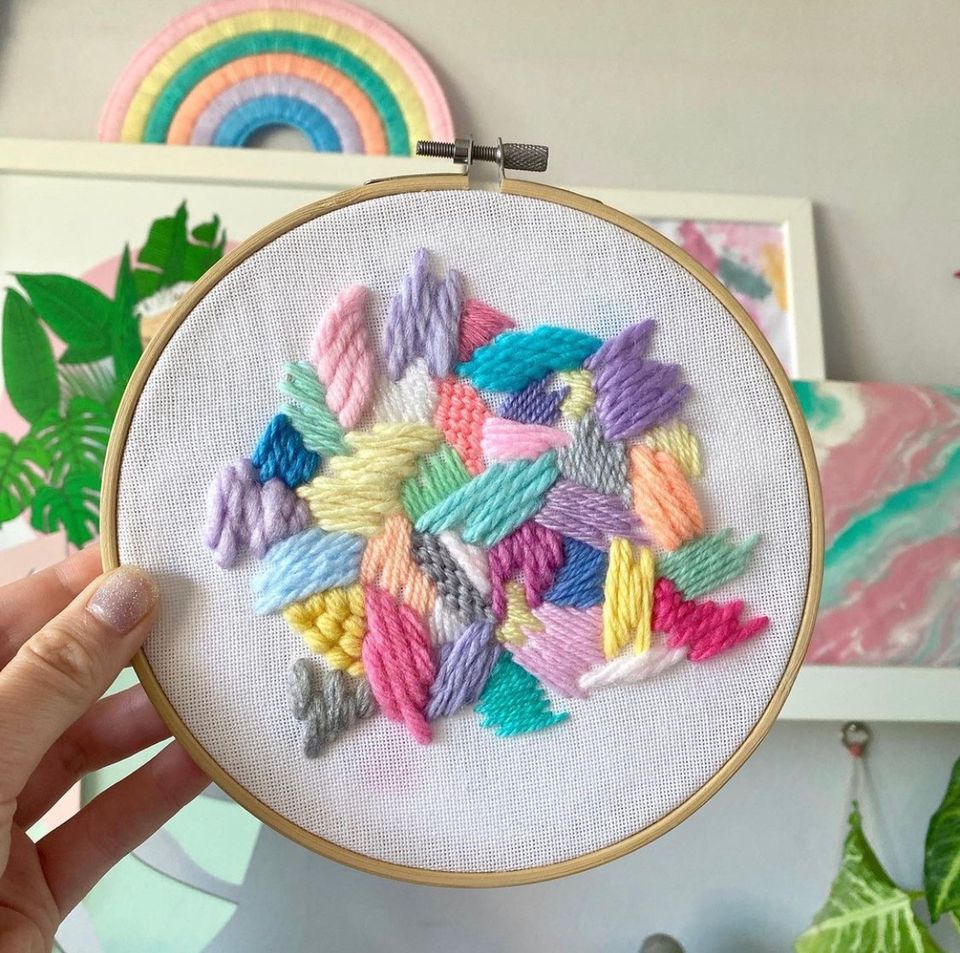 Abstract Embroidery for Adults, The Lightbox, Woking, February 10 2024