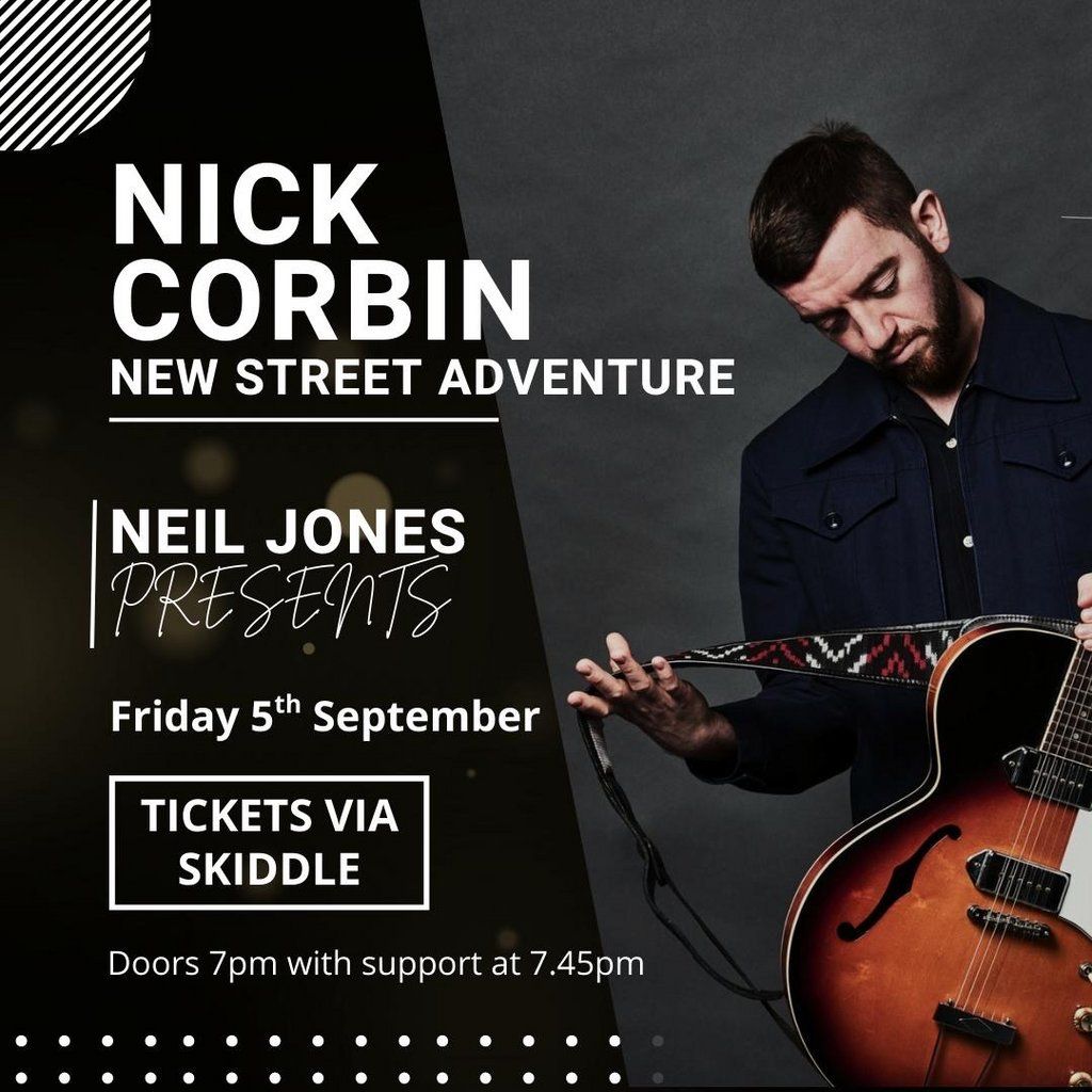 Nick Corbin (New Street Adventure), 5 September | Event in Lichfield | AllEvents
