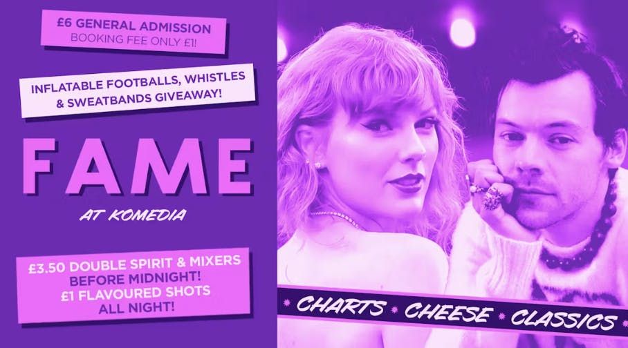  FAME // 400 SPACES ON THE DOOR!, 19 September | Event in Bath | AllEvents