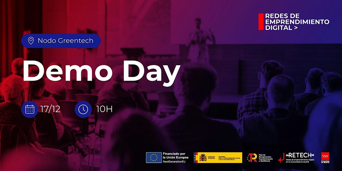 Demo Day Greentech, 17 December | Event in Las Rozas de Madrid | AllEvents