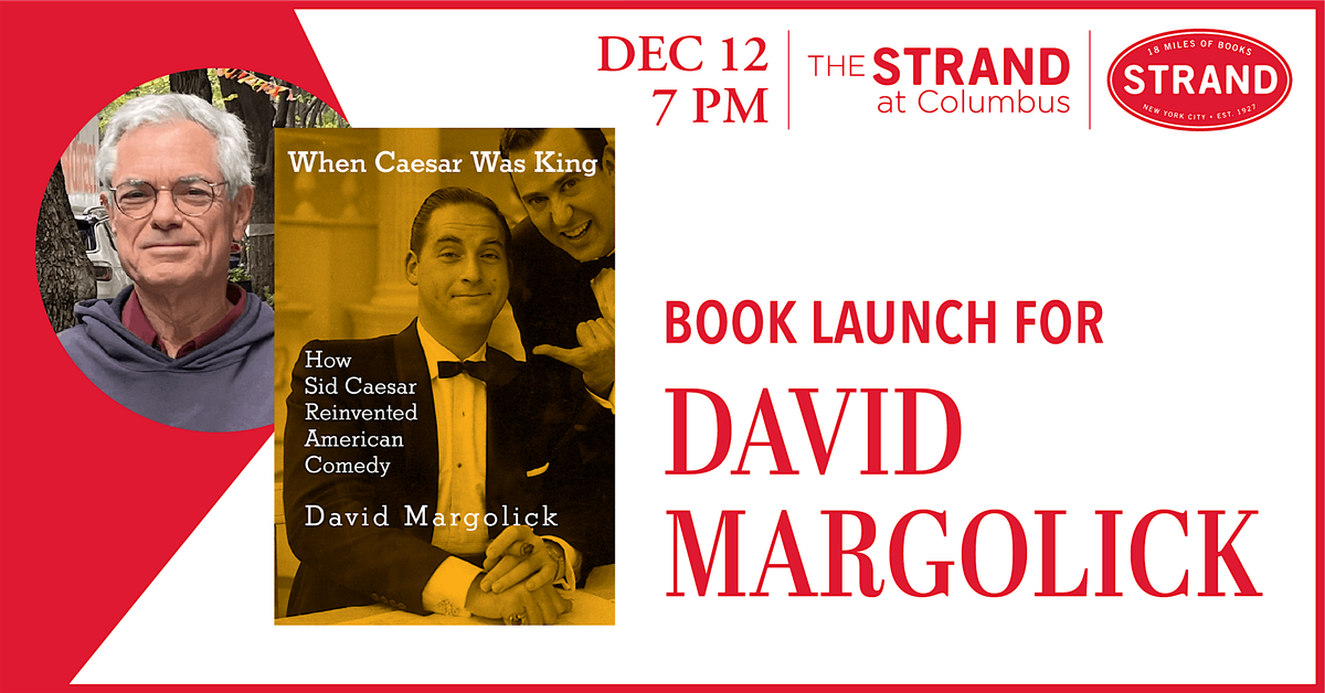 David Margolick: When Caesar Was King, 12 December | Event in New York | AllEvents