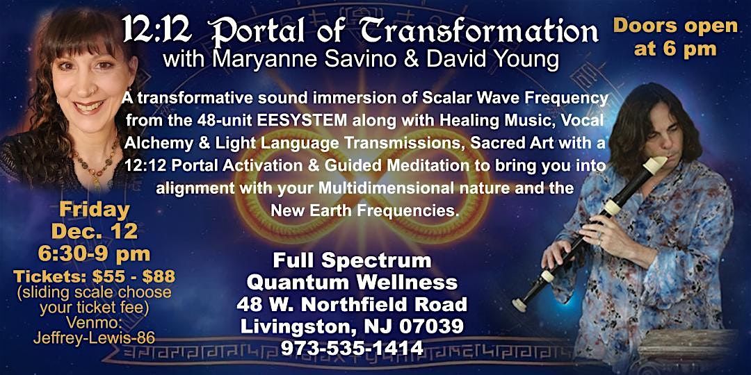 12:12 Portal of Transformation, 12 December | Event in Livingston | AllEvents