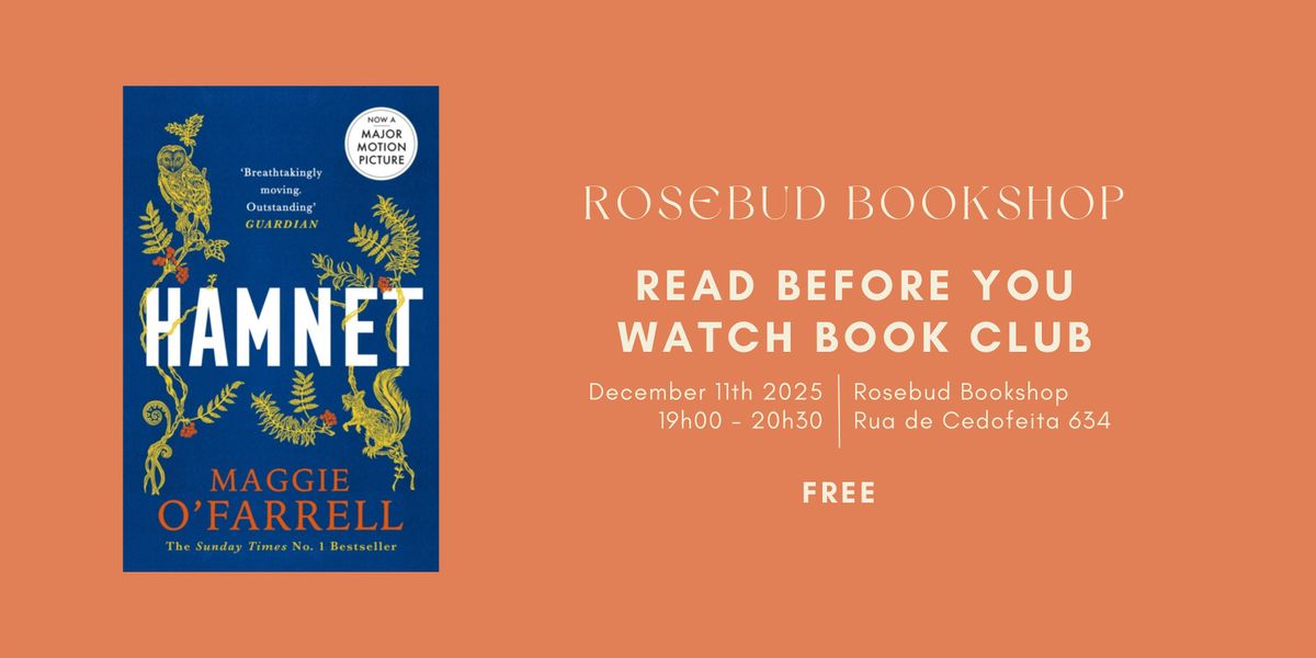 Rosebud Bookshop - Read Before You Watch Book Club, 11 December | Event in Porto | AllEvents