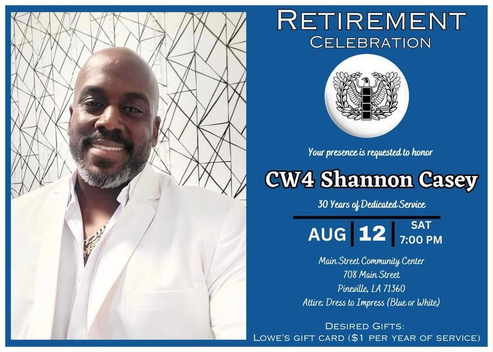 Caseys Retirement Celebration , Pineville Community Center, 12 August