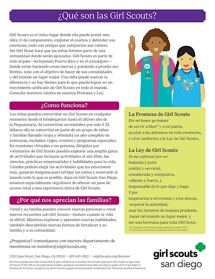 Join Girl Scouts - Dingeman (Scripps Ranch), Dingeman Elementary School,  San Diego, 23 April 2024 | AllEvents.in