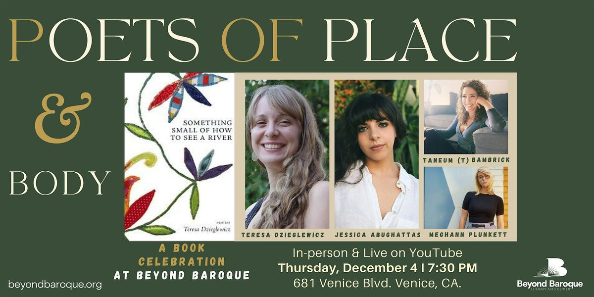 Poets of Place & Body, 4 December | Event in Los Angeles | AllEvents