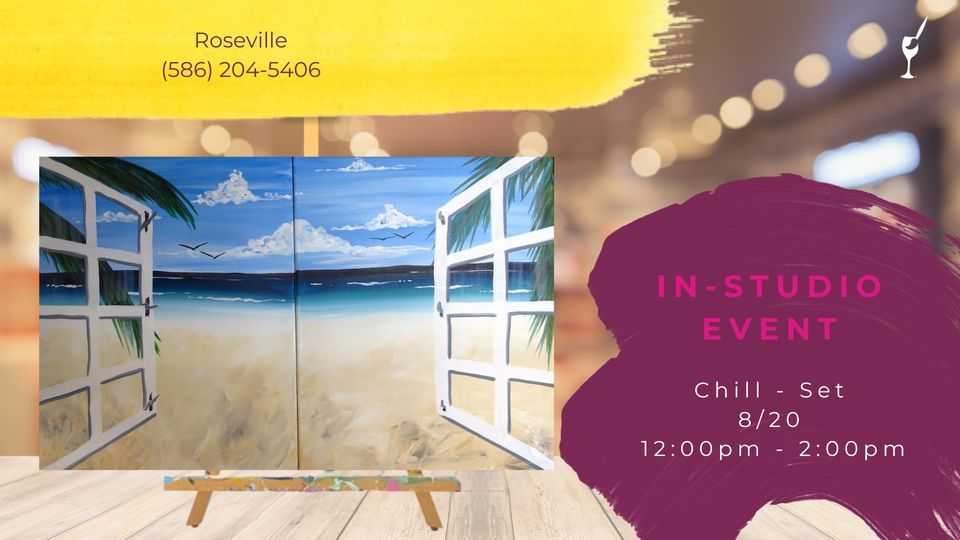 Chill Set, Painting with a Twist (Roseville, MI), August 20 2023