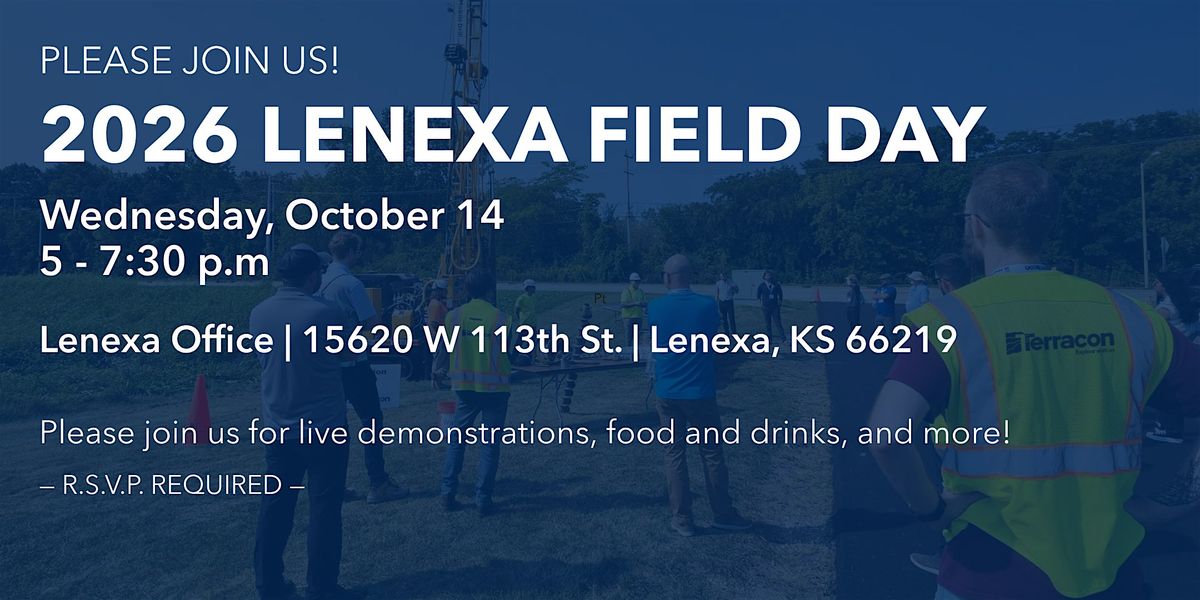 Terracons 2026 Field Day, 15620 W 113th St, Lenexa, 14 October 2026 ...