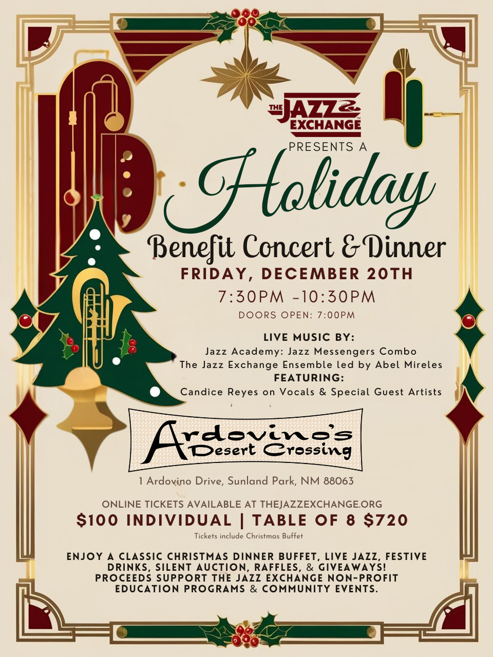 The Holiday in Concert at Auditorium Theatre Chicago, 20 December | Event in Chicago | AllEvents