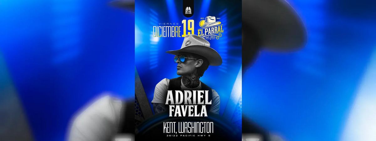 ADRIEL FAVELA EN KENT, 19 December | Event in Kent | AllEvents