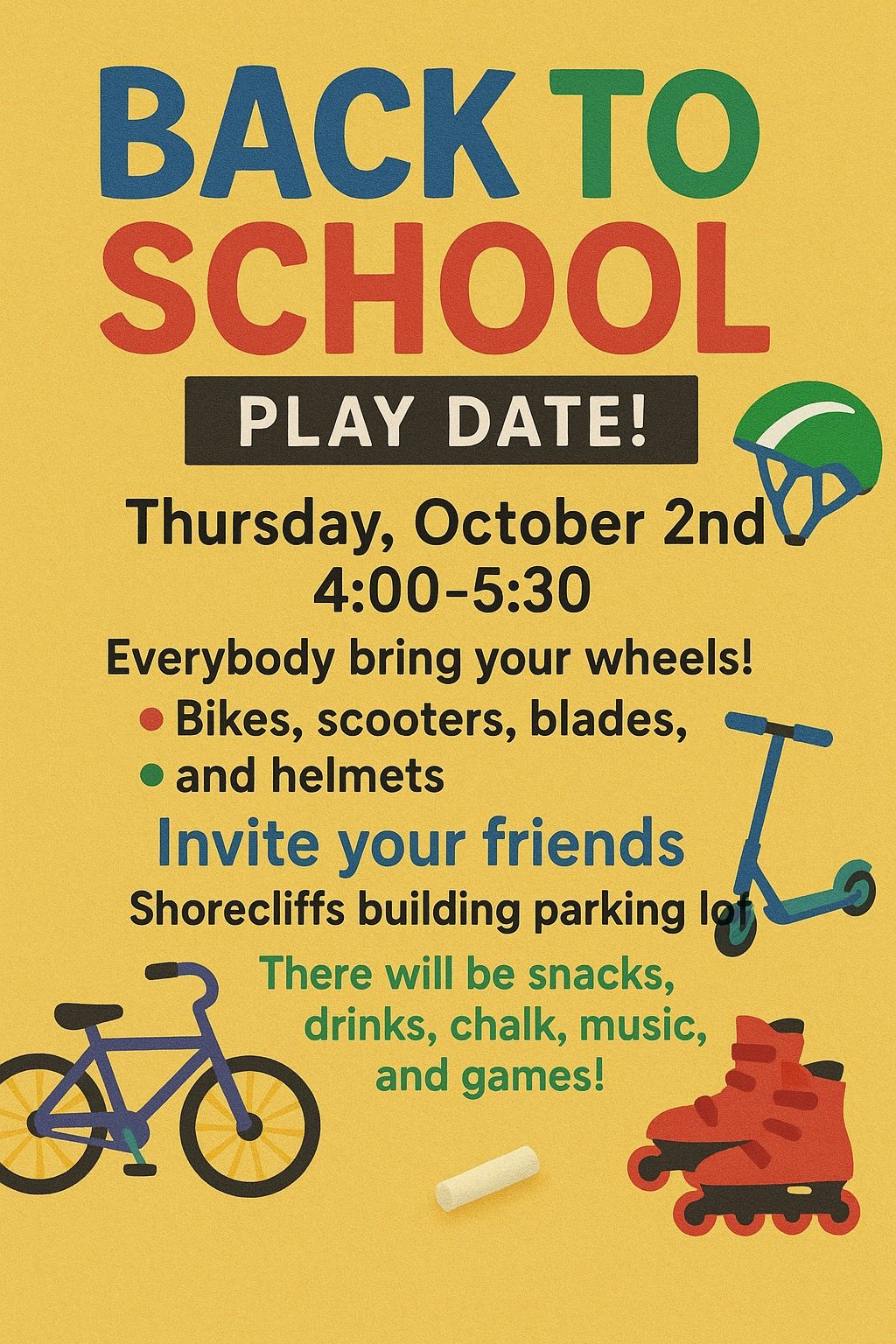 Back to School Primary Activity, 2 October | Event in San Clemente | AllEvents