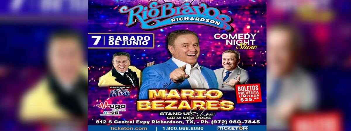 MARIO BEZARES, 7 June | Event in Richardson | AllEvents