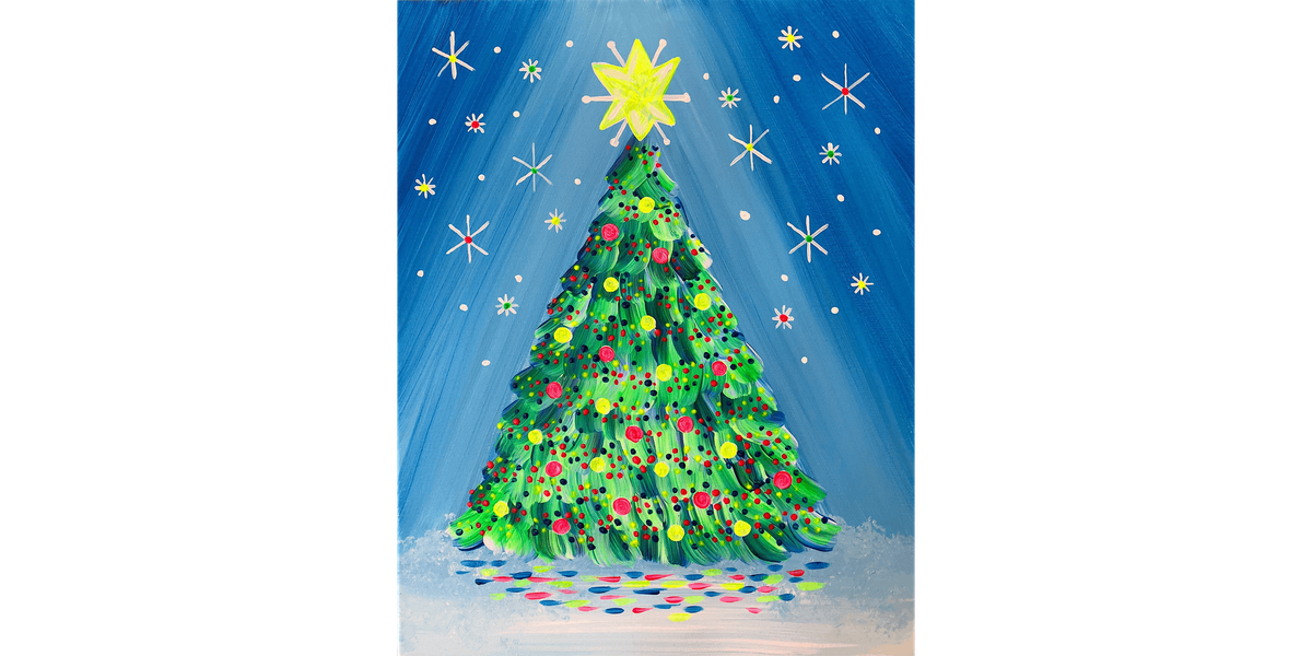 Christmas Glow - Paint and Sip in Phoenix | Classpop!™, 12 December | Event in Gilbert | AllEvents