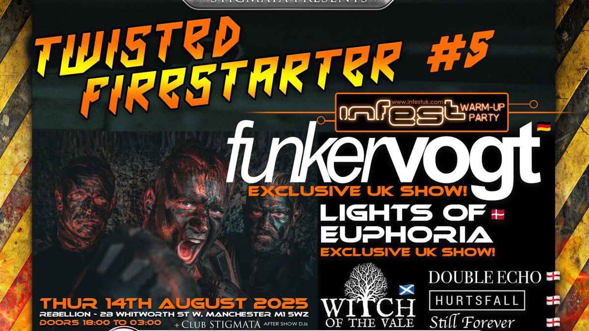 Twisted Firestarter, 14 August | Event in Manchester | AllEvents