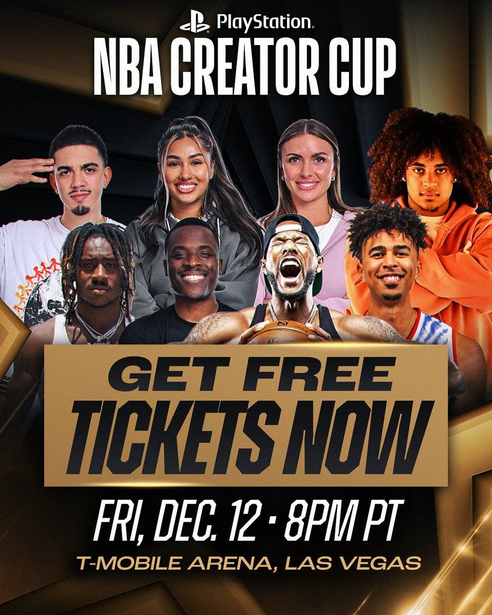 PlayStation NBA Creator Cup at T-Mobile Arena, 12 December | Event in Las Vegas | AllEvents