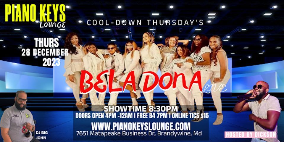 BELA DONA LIVE @ Piano Keys Lounge Cool Down Thursday DEC 28, 7651 ...