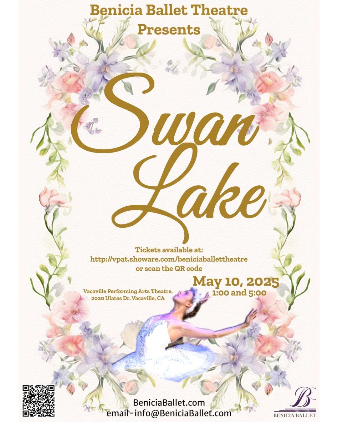 Benicia Ballet Theatre - Swan Lake at Vacaville Performing Arts Theatre | Event in Vacaville | AllEvents