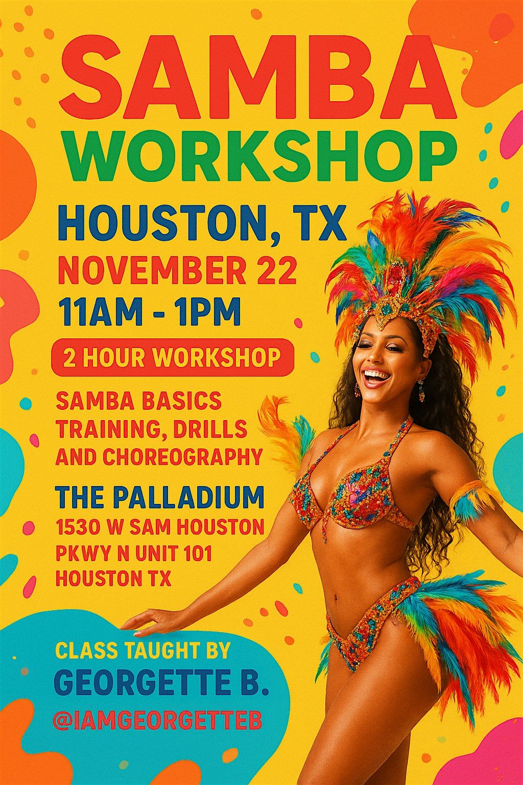 Brazilian Samba Workshop - Mastering Your Basics | Event in Houston | AllEvents