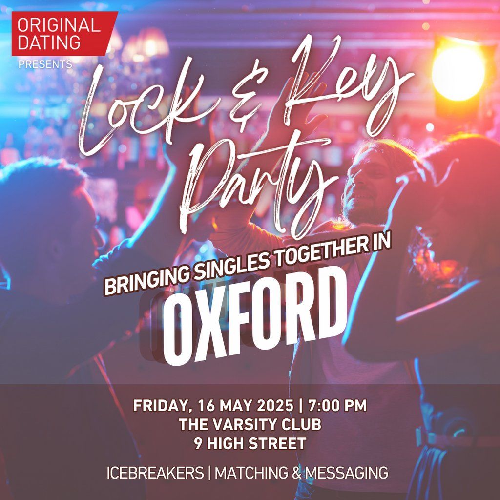 Spring Singles Lock & Key Party - Oxford | Ages 30-45 | Event in Oxford | AllEvents