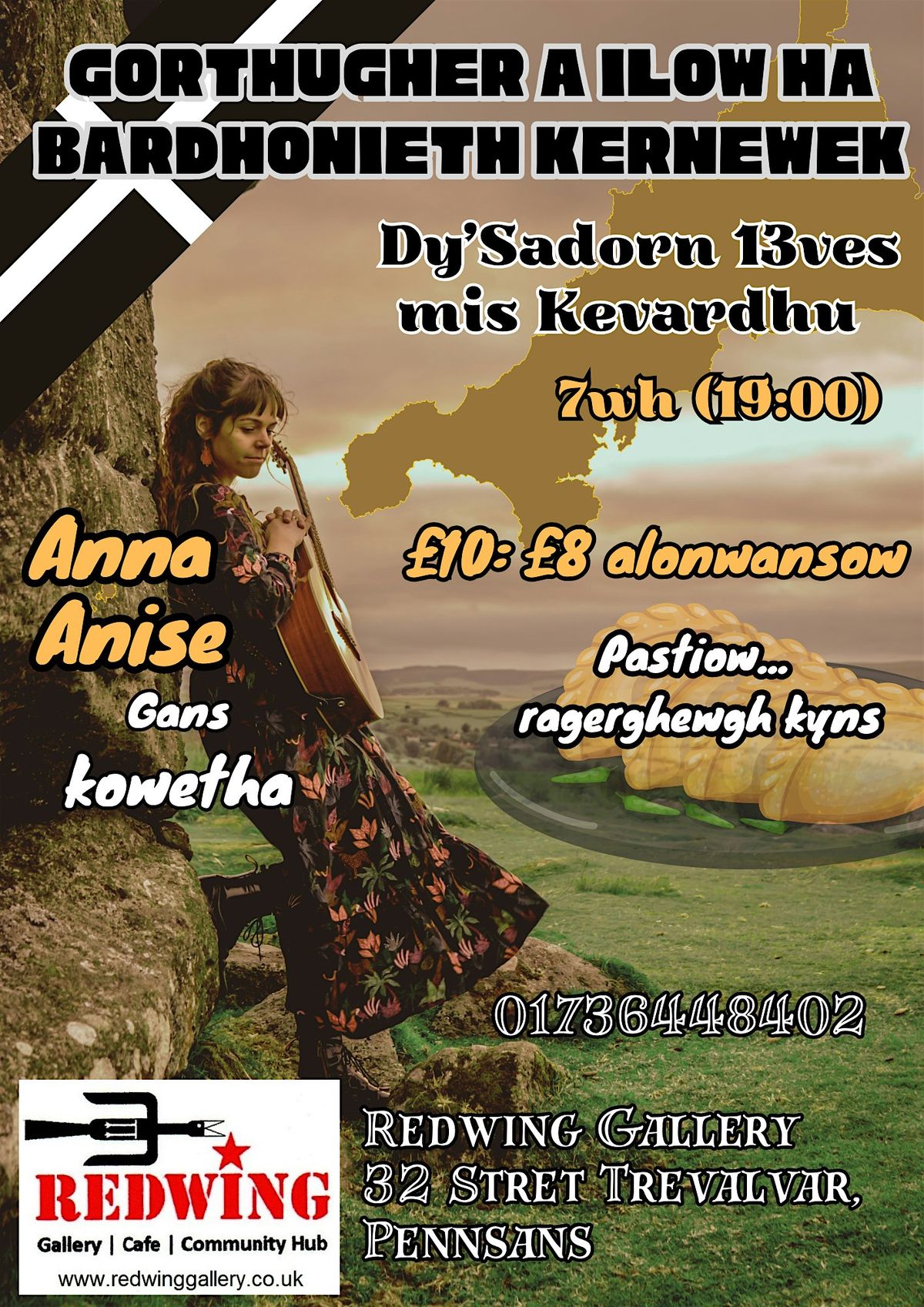 An Evening with Cornish Music & Poetry, 13 December | Event in Penzance | AllEvents