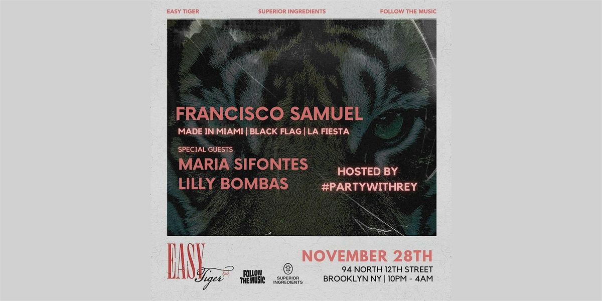 11/28 Easy Tiger: Follow The Music | Event in Brooklyn | AllEvents