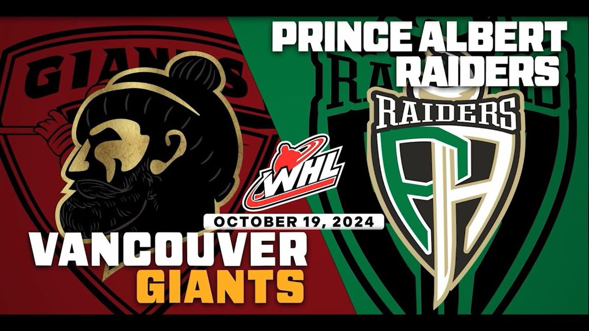 Prince Albert Raiders vs. Vancouver Giants, 7 October | Event in Prince Albert | AllEvents
