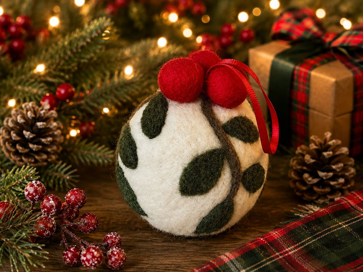 Felted Christmas Ornament Workshop, Fortunate Finds Antique & Art ...