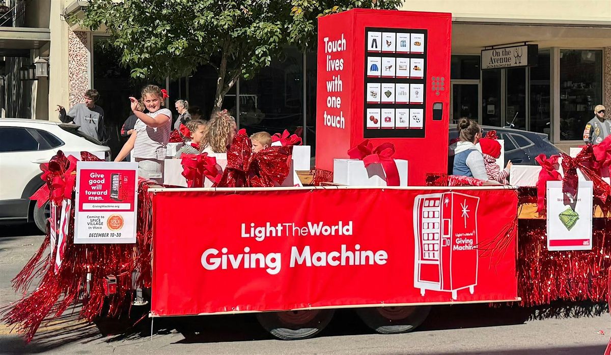 Giving Machine Float in the Waco Wonderland Parade, 6 December | Event in Waco | AllEvents