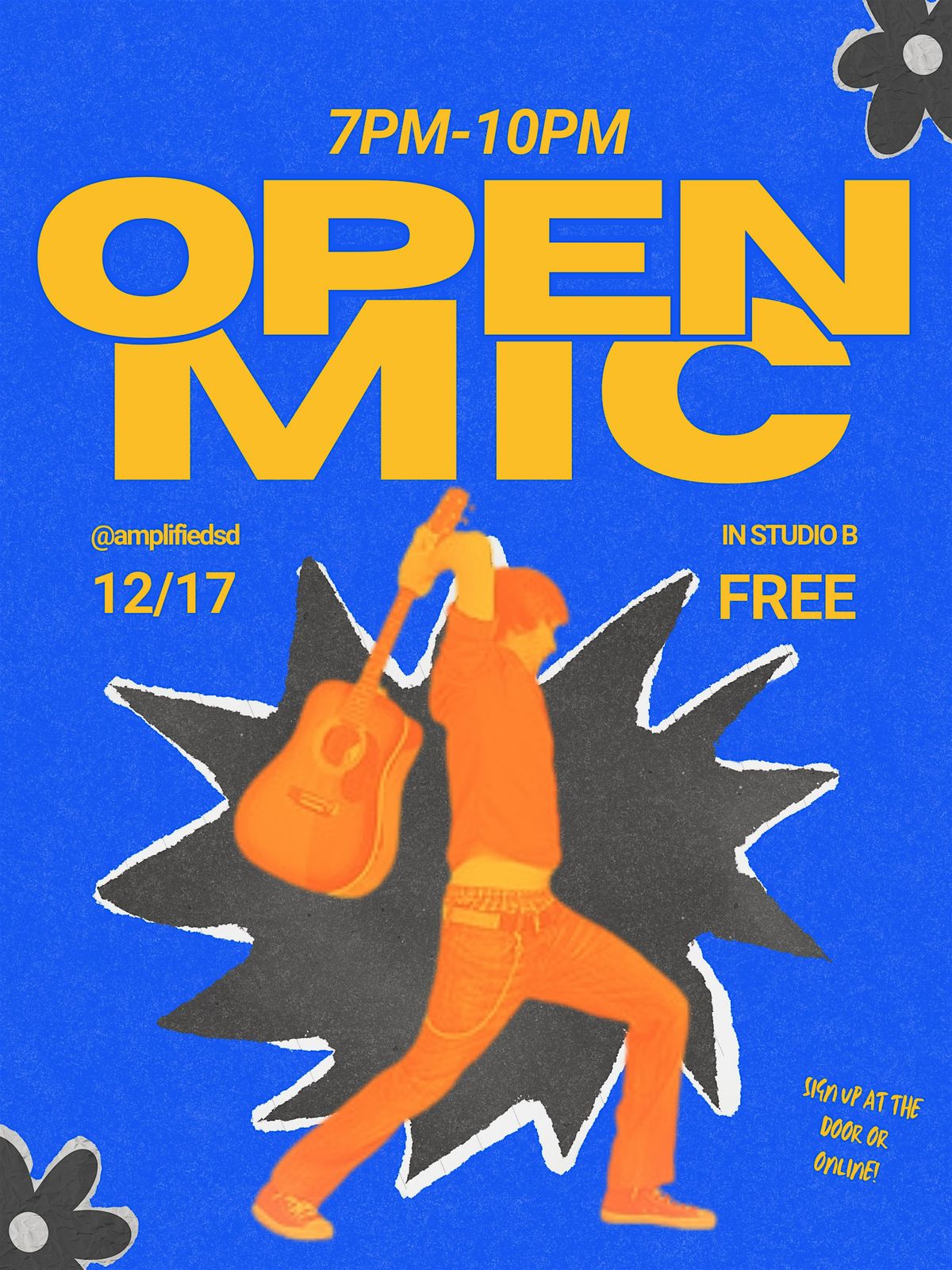 Amplified Studios December 2020 Open Mic (Free!), 17 December | Event in Carlsbad | AllEvents