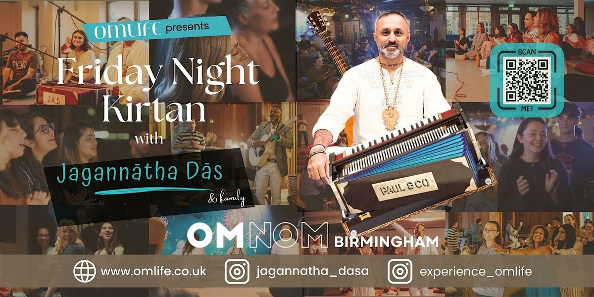 OmLife Birmingham Presents: Friday Night Kirtan with Jagannātha Dās, 5 December | Event in Birmingham | AllEvents