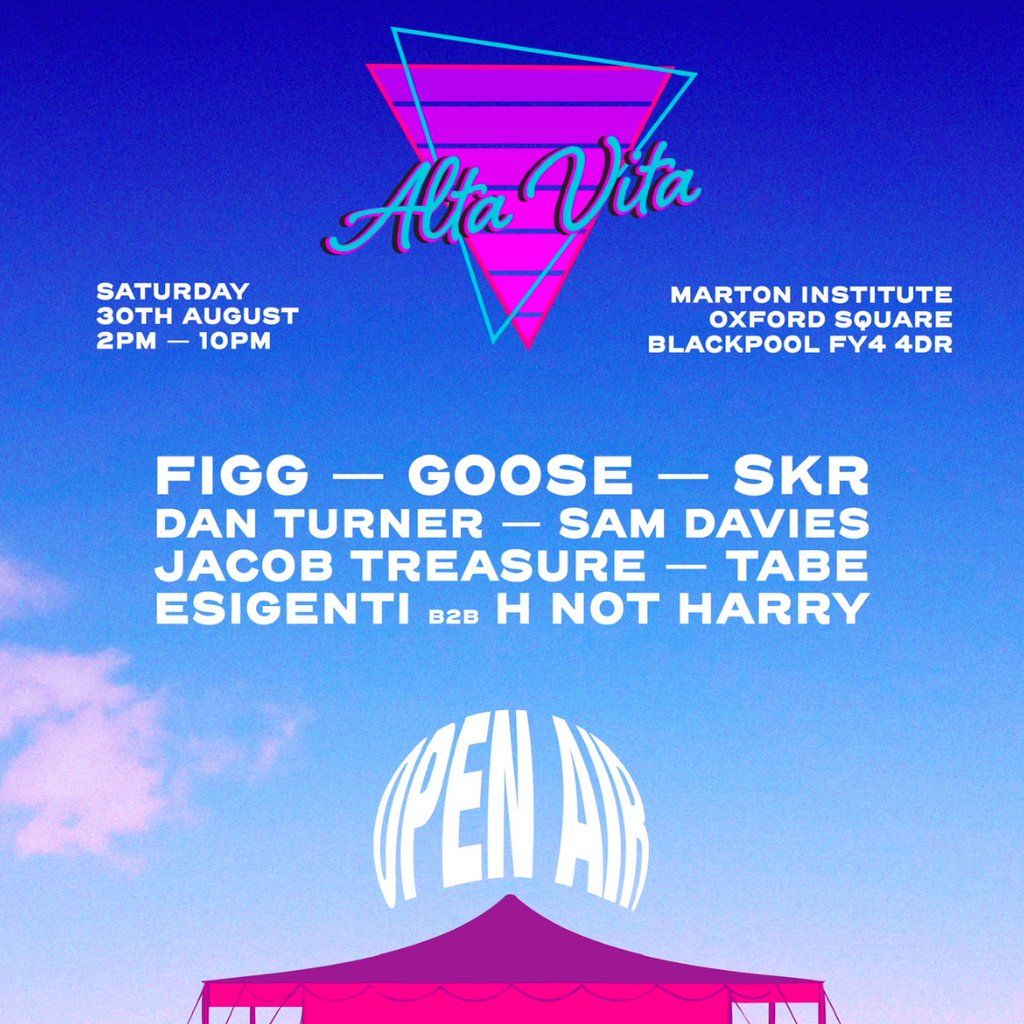 Alta Vita - Open Air, 30 August | Event in Blackpool | AllEvents