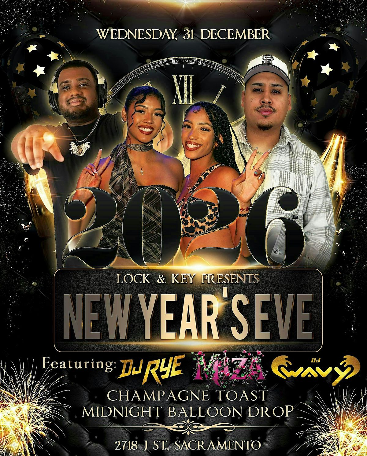 New Years Eve at Lock & Key, 31 December | Event in Sacramento | AllEvents