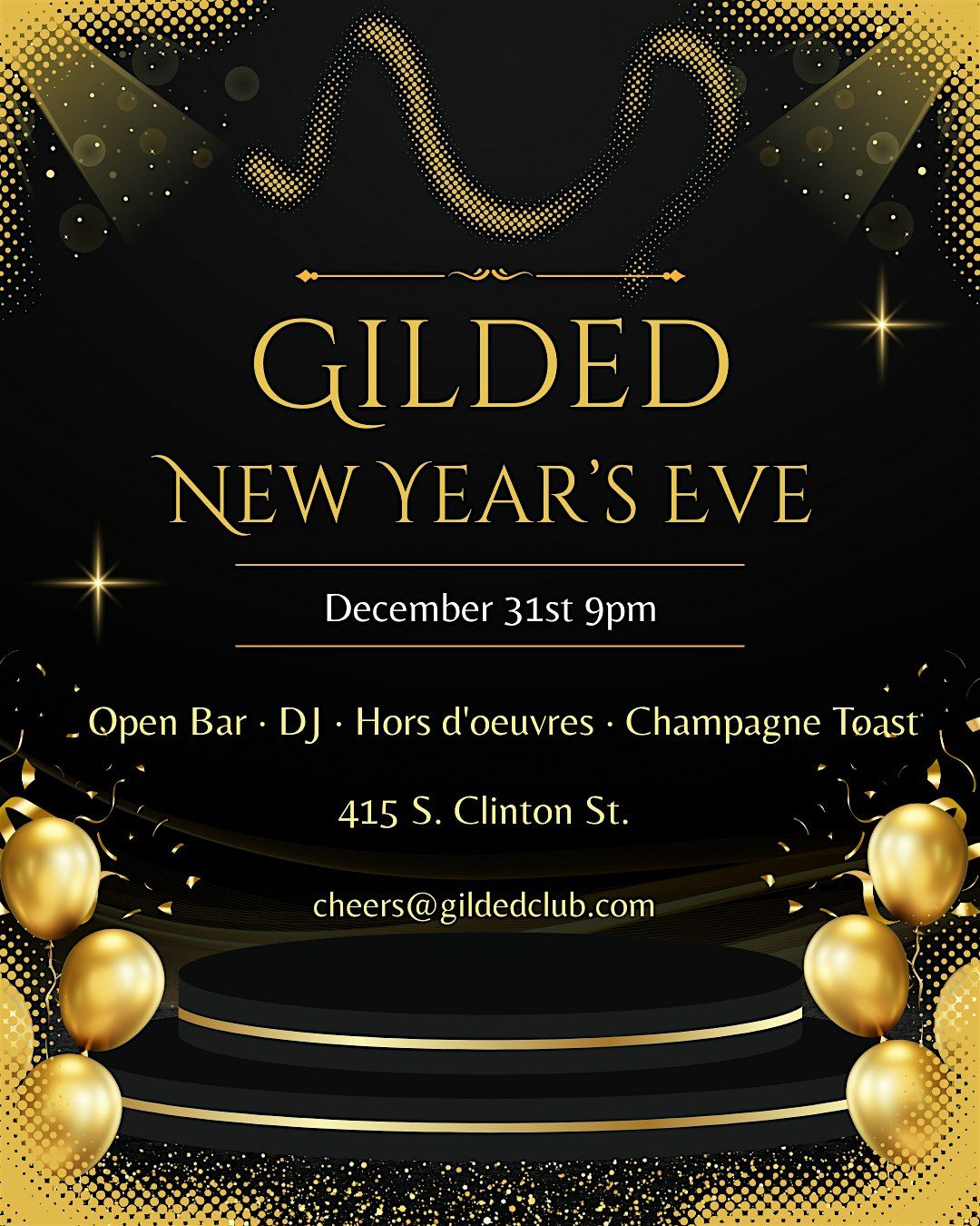 Gilded New Year's Eve Bash, 31 December | Event in Syracuse | AllEvents
