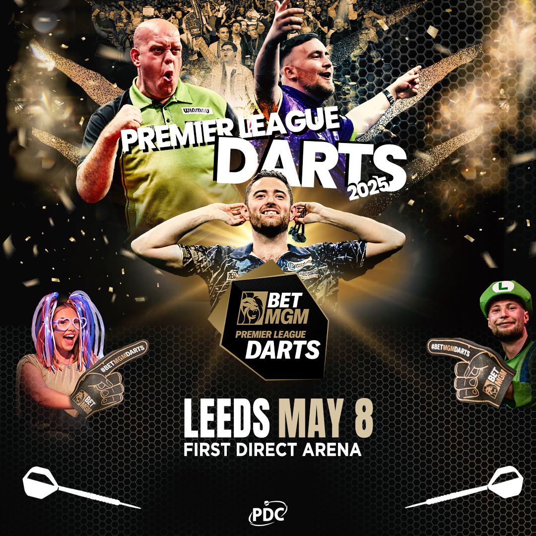 Bet MGM Premier League Darts At First Direct Arena Leeds First bet-mgm-premier-league-darts-at-first-direct-arena-leeds-first