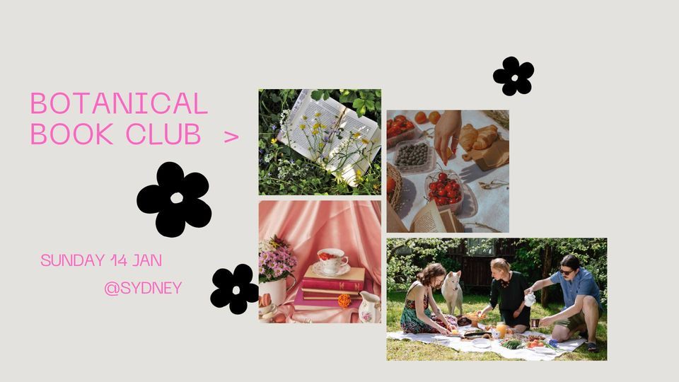 Botanical Book Club Sydney, Centennial Park, Bondi, January 14 2024