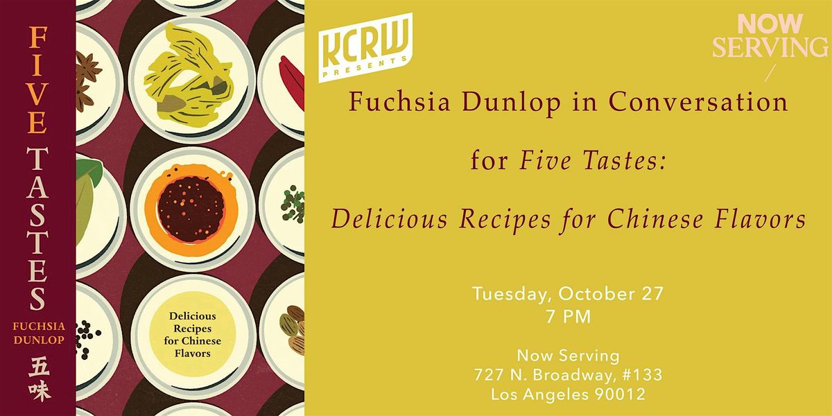 Fuchsia Dunlop in Conversation for Five Tastes