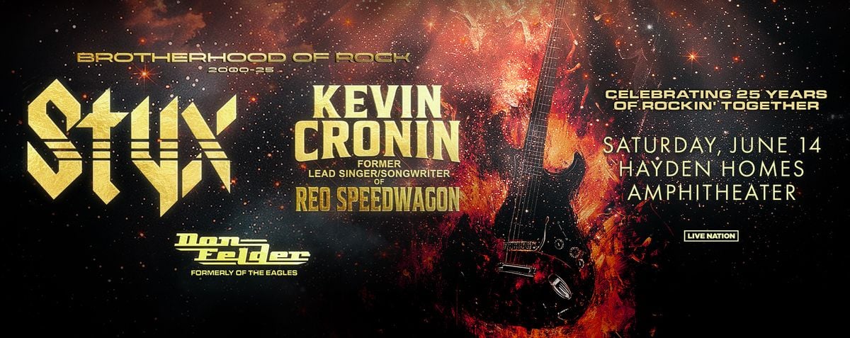 Styx and Kevin Cronin + Don Felder, 12 August | Event in Saratoga Springs | AllEvents