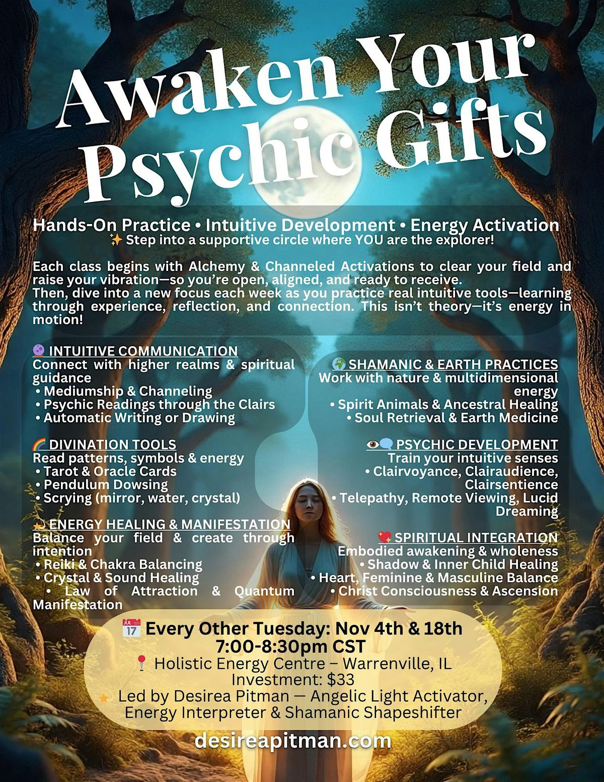 Awaken Your Psychic Gifts | Event in Warrenville | AllEvents