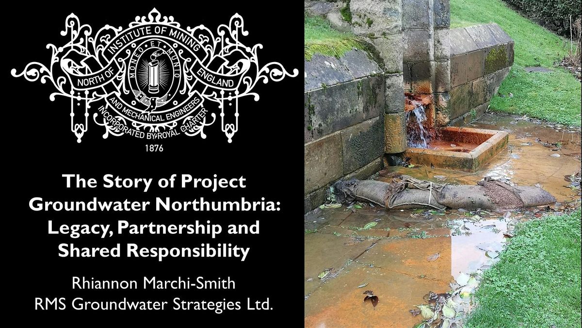 Project Groundwater Northumbria: Legacy, Partnership, Shared Responsibility, 12 March | Event in Newcastle upon Tyne