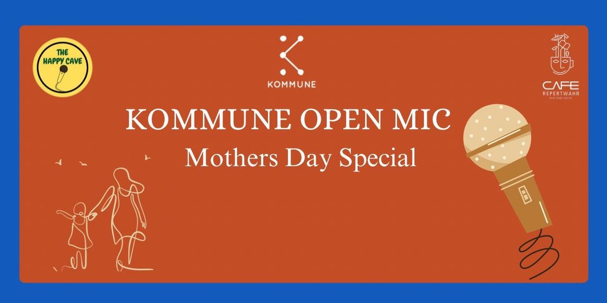 Kommunes Open Mic Lucknow Mothers Day Special, 11 May | Event in Lucknow | AllEvents