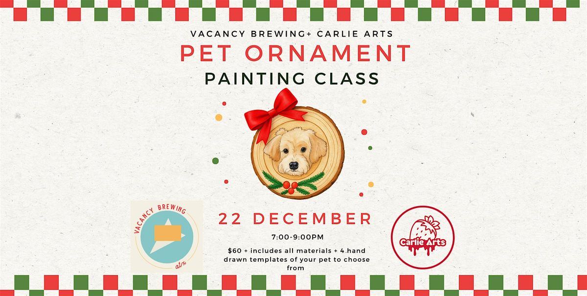 Paint Your Pet: Ornament Edition + Cookie Trade, 22 December | Event in Austin | AllEvents
