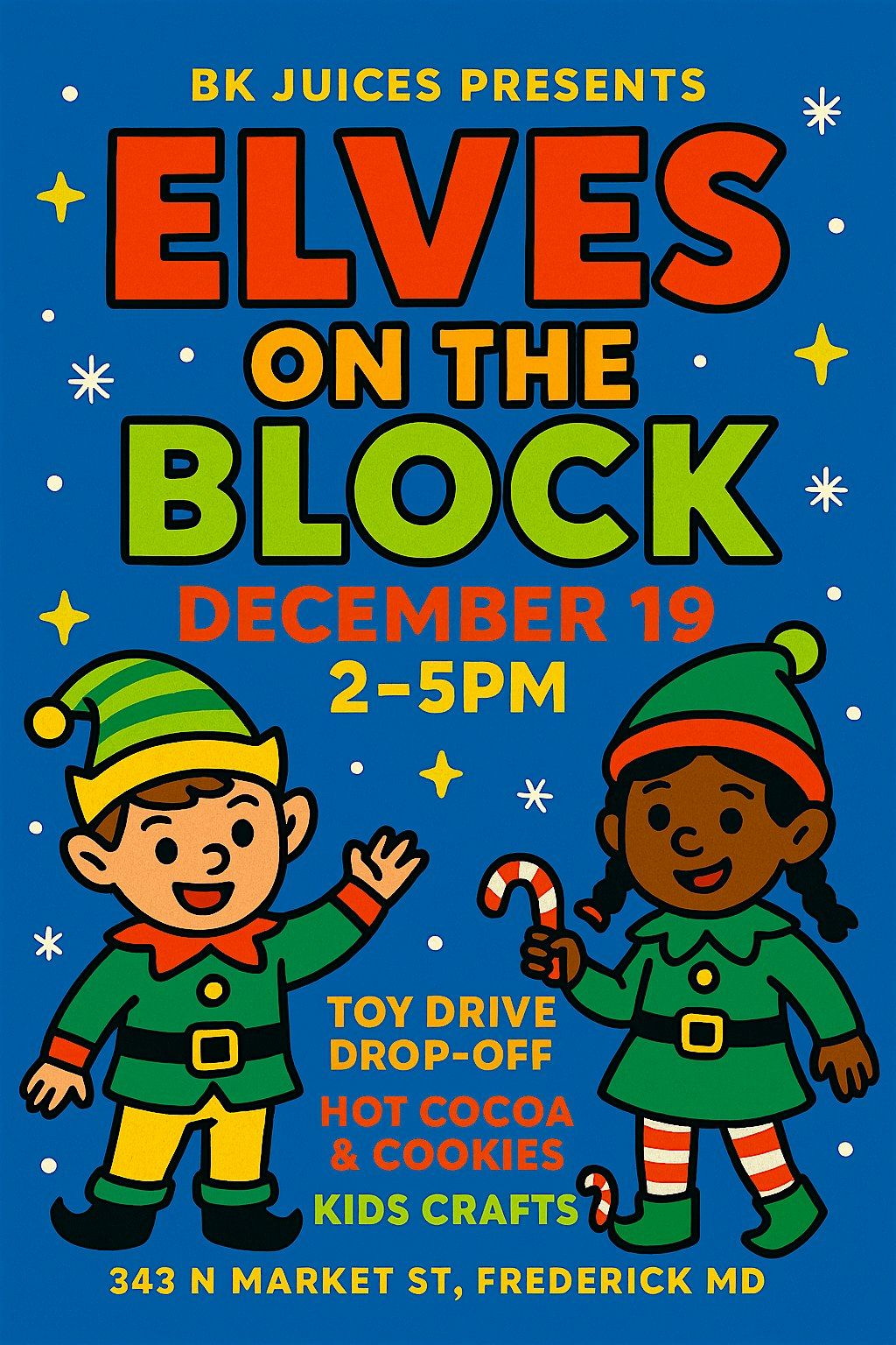 Elves on the Block: a Kid-Friendly Holiday Community Event, 19 December | Event in Frederick | AllEvents