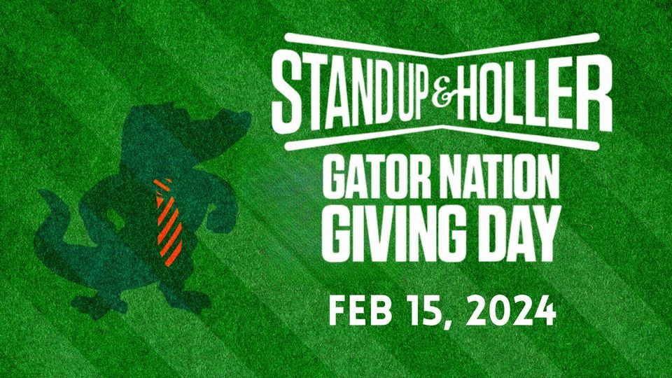 Stand Up & Holler Gator Giving Day 2024, Whiskey Neat, Fort Lauderdale