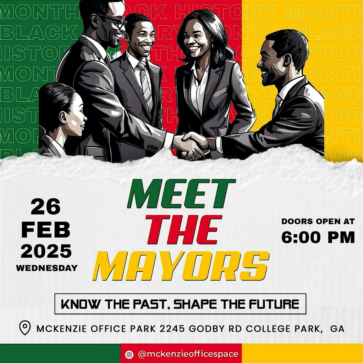Meet The Mayors! 2026 Session, 26 February | Event in College Park | AllEvents