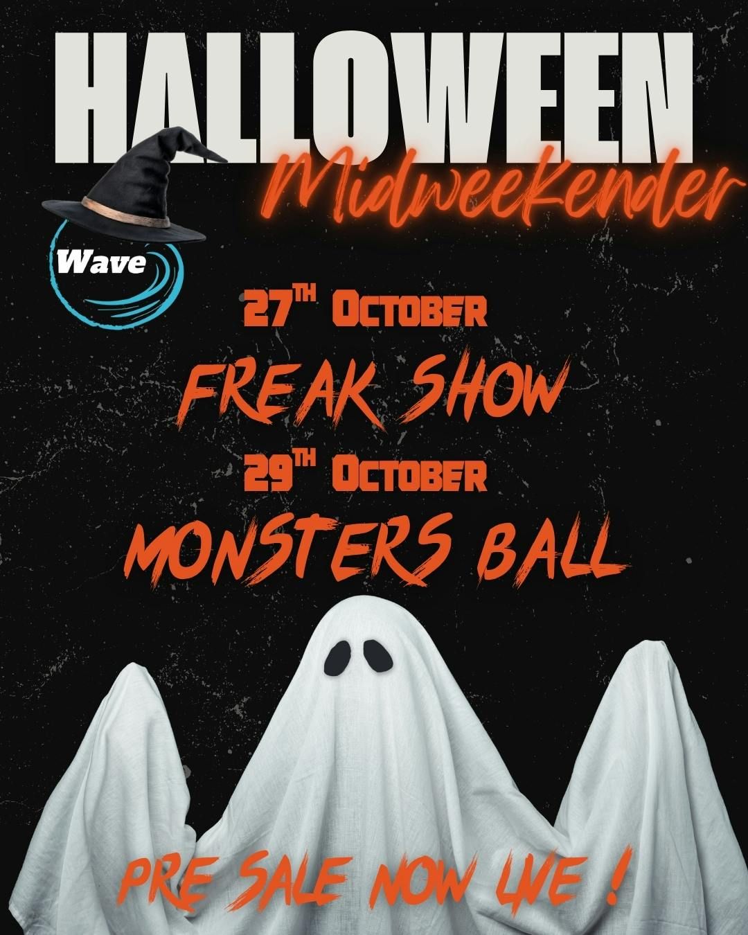 WAVE PRES. OFFICIAL HALLOWEEN MIDWEEKENDER!, 27 October | Event in Portstewart | AllEvents