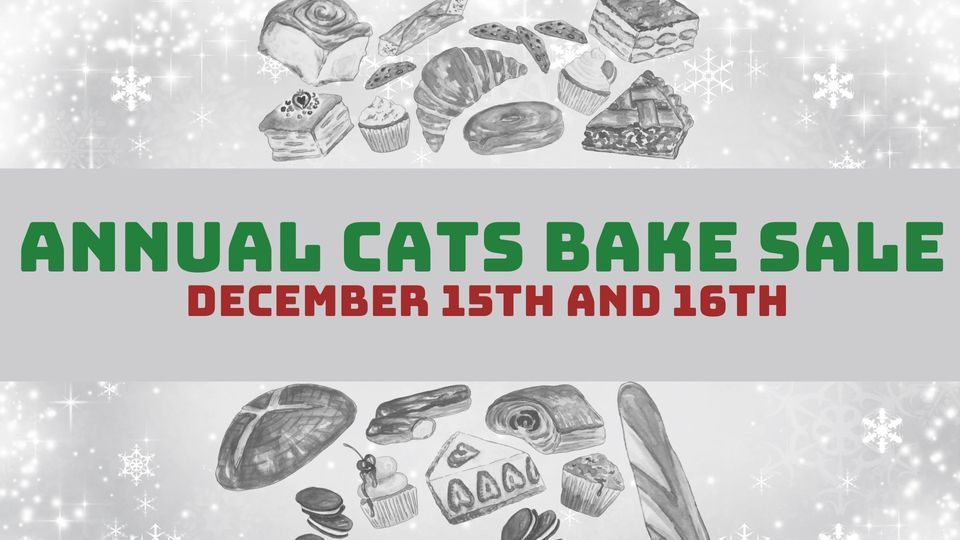 CATS Annual Holiday Bake Sale, Class Act Thrift Shop Pope County
