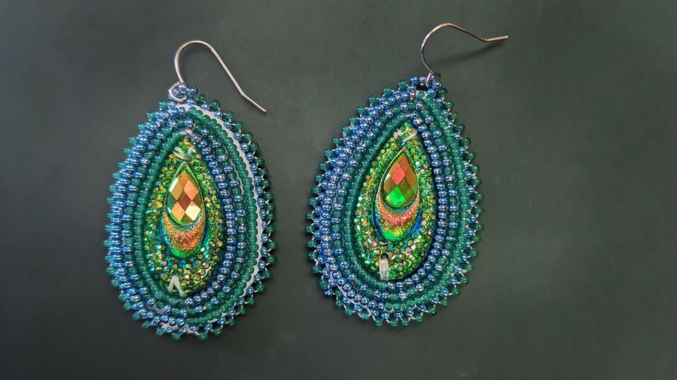 Indigenous Beading (Flatwork Earrings or Pop Sockets), Trout